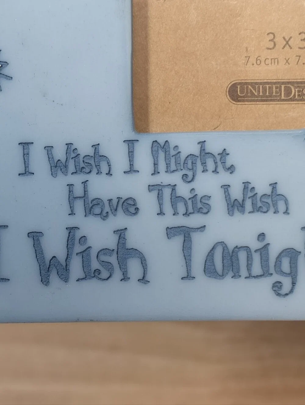 Vintage Y2K Life Echoes Starlight Star Bright Celestial 3x3 Picture Frame